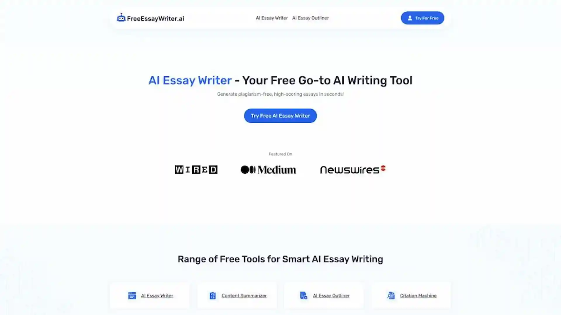FreeEssayWriter Ai