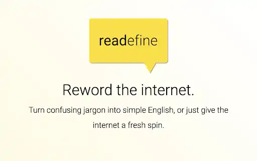 Readefine