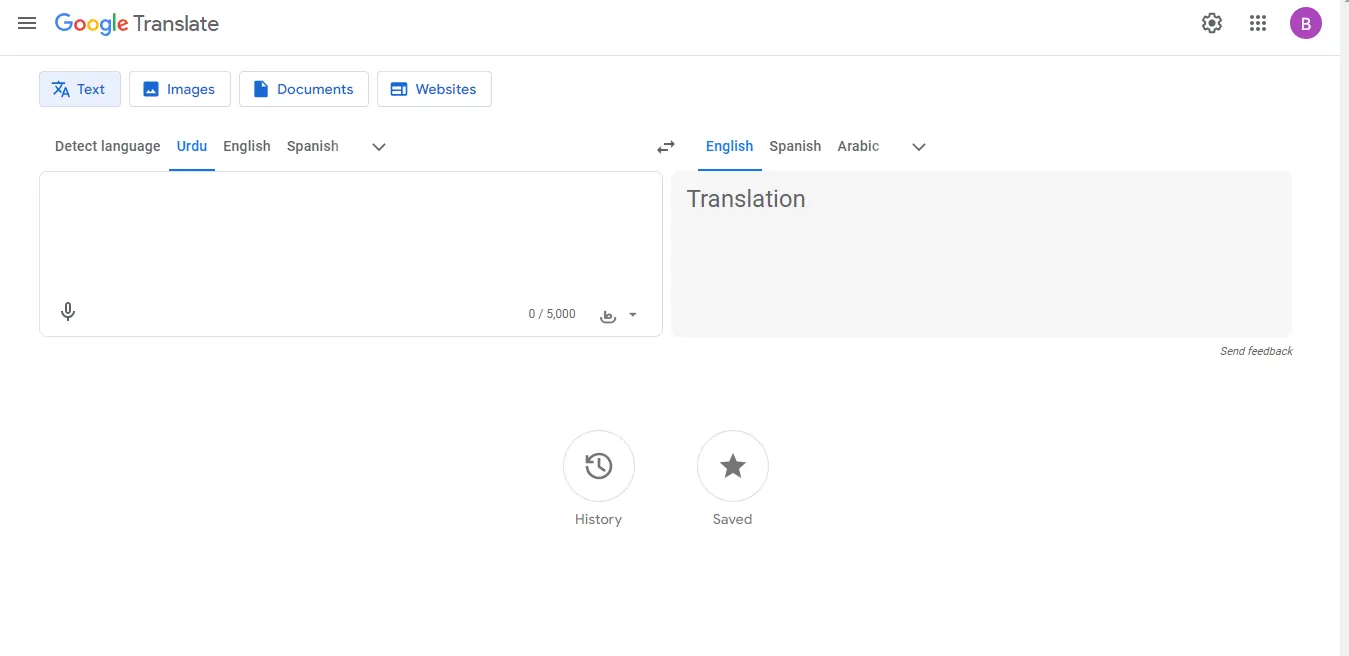 Google translate