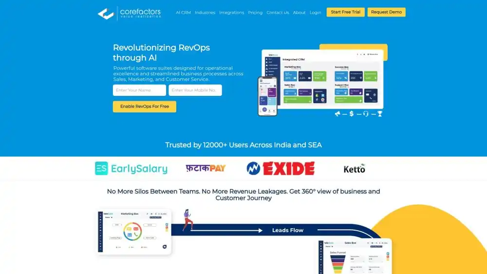 Corefactors - AI CRM Software