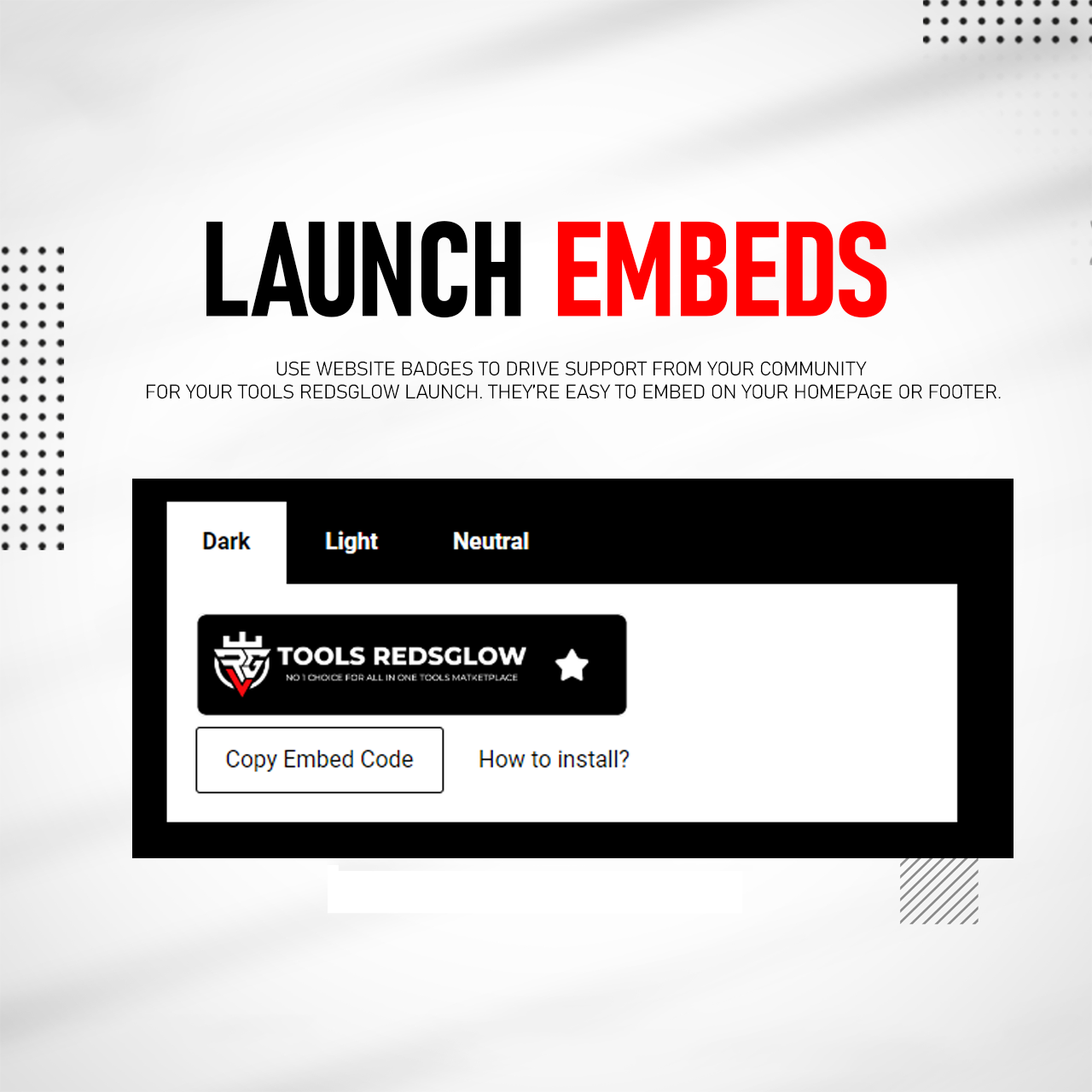 Launch Embeds