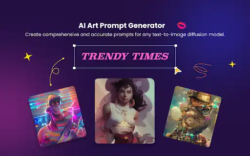 AI Art Prompt Lucky Dice - Chrome Extension